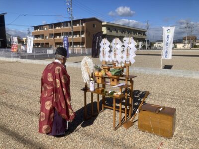 【スタッフの日常】地鎮祭を行いました🏠♪