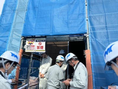 【取組】安心安全おうちづくりのための社内点検